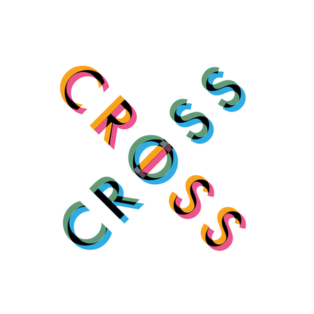 criss cross text
