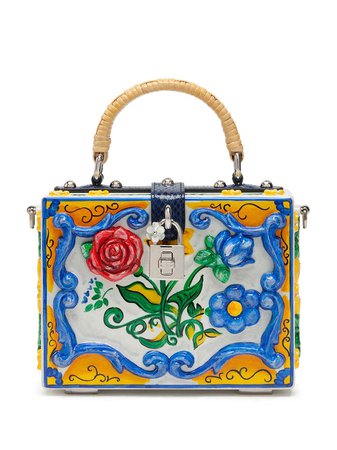 Dolce & Gabbana Majolica Lådformad Väska Med Tryck - Farfetch