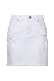 white jeans skirt - Google Search