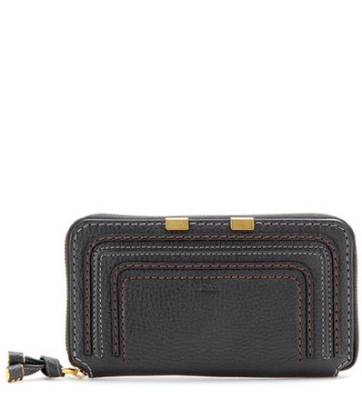 Marcie zip-around leather wallet