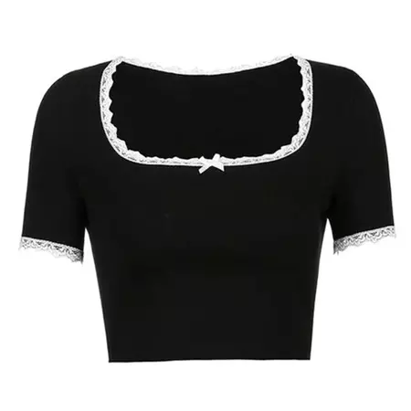 French Maid Crop Top - Boogzel Clothing