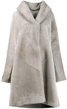Liska hooded fur coat