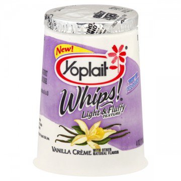 Yoplait Whips Yogurt Vanilla Cream » Cereal & Breakfast Foods » General Grocery