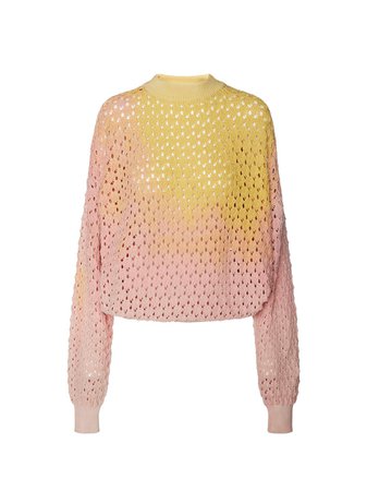 Pink and yellow sweater for Women | THE ATTICO®