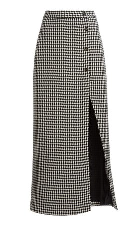 The Sadie Checked Wool Skirt by Giuliva Heritage | Moda Operandi