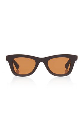 Square-Frame Acetate Sunglasses By Bottega Veneta | Moda Operandi