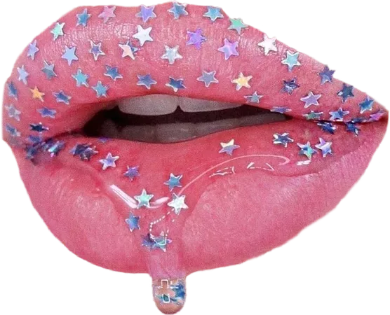 png makeup lips lipgloss stars pngs niche nichememes...
