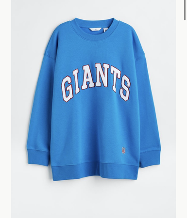 blue giants H&M sweatshirt