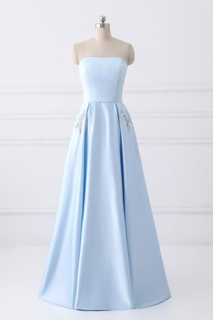 ball gown simple light blue - Google Search