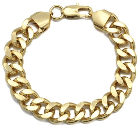 Gold Bike Chain Bracelet