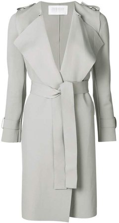 casual belted coat
