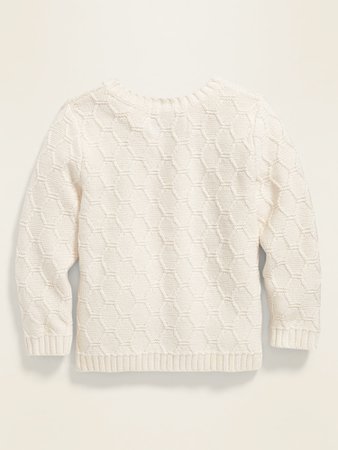 Textured Crew-Neck Sweater for Toddler Girls - Google Search