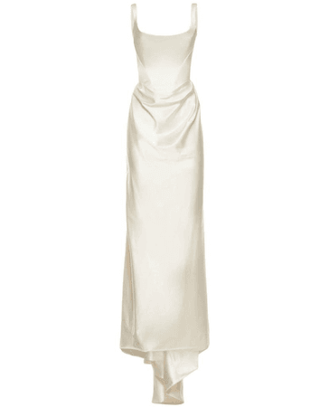 VIVIENNE WESTWOOD White silk dress