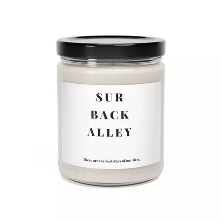 Vanderpump Rules SUR Back Alley Scented 100% Natural Soy Candle, 9oz - Etsy Canada
