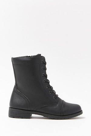 Faux Leather Combat Boots | Forever 21