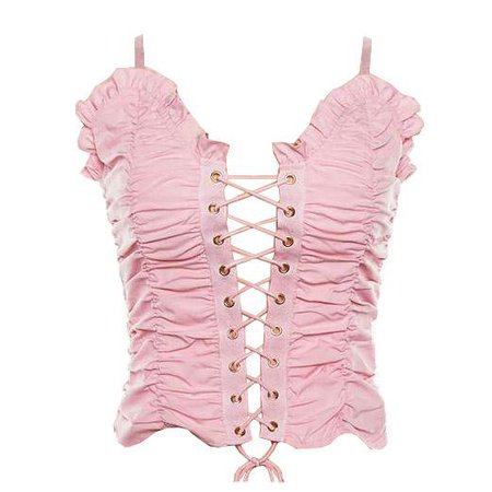 baby pink corset