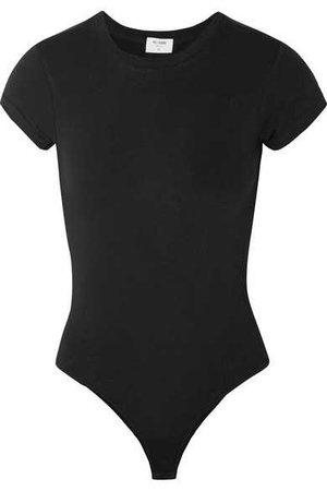 RE/DONE | 1960s cotton-jersey thong bodysuit | NET-A-PORTER.COM