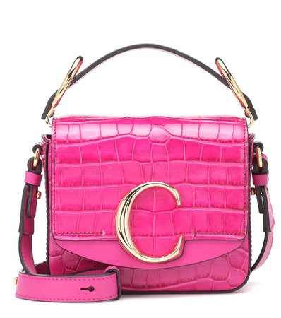 Chloé - Chloé C Mini leather shoulder bag | Mytheresa