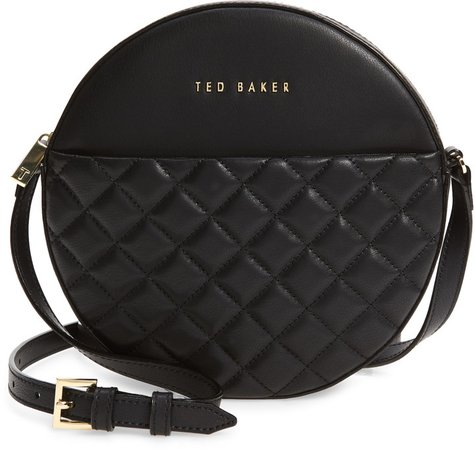 Circus Quilted Circle Leather Crossbody Bag