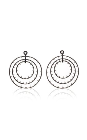 Triple hoop earrings by Nancy Newberg | Moda Operandi