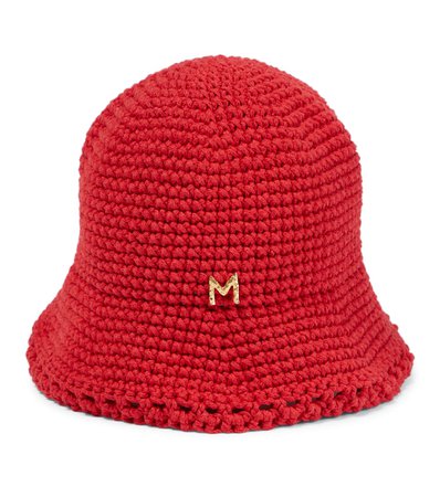 Magda Butrym - Crochet cotton-blend bucket hat | Mytheresa