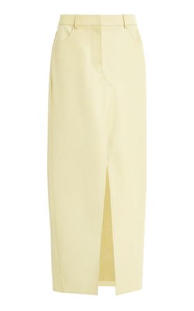 Low-Rise Leather Maxi Skirt By Givenchy | Moda Operandi