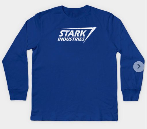 stark industries shirt blue