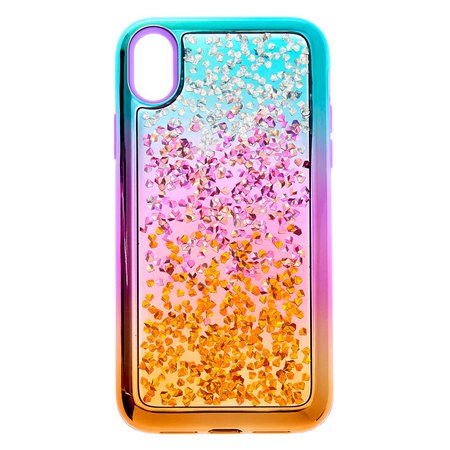Embellished Ombre Protective Phone Case - Fits iPhone XR | Claire's US