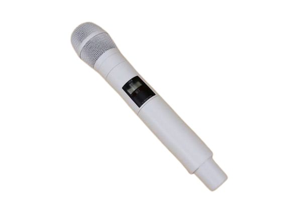 white microphone