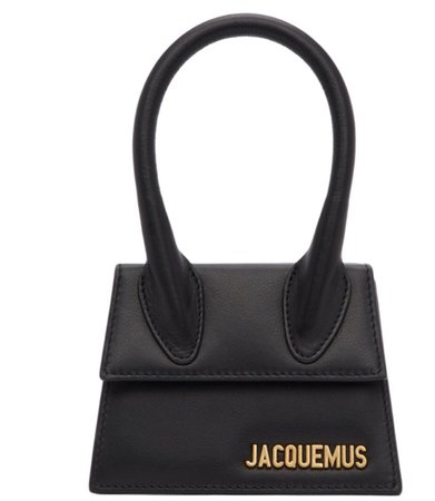 jacquemus black le Chiquito clutch