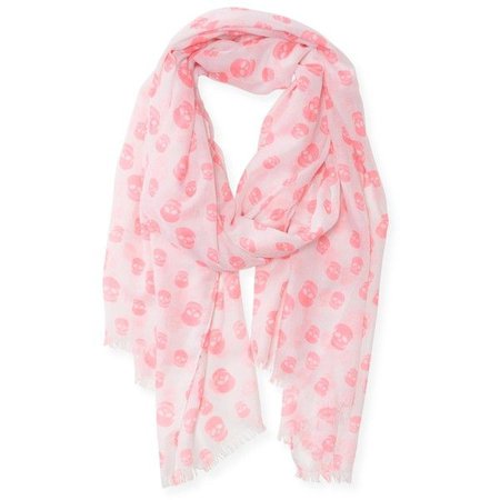 aeropostale pink skull scarf
