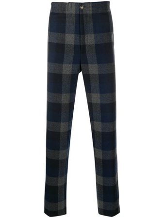 Kenzo Checked Tailored Trousers - Farfetch