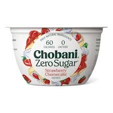 chobani zero sugar yoghurt