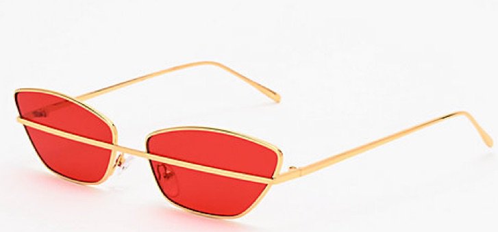 Red / Gold Sunglasses