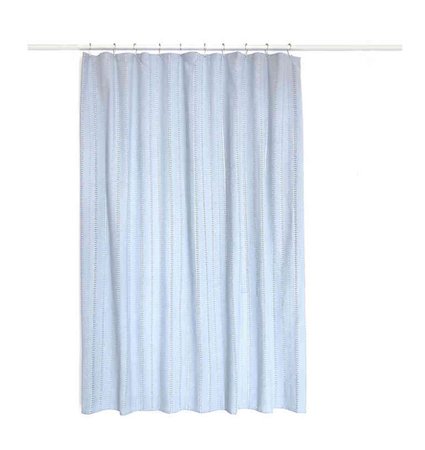 Eyelet Chambray shower curtain