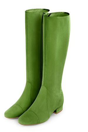 green knee boots / uploaded by mt