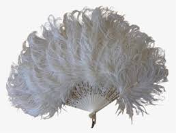 Feather Flapper Fan off white - Google Search