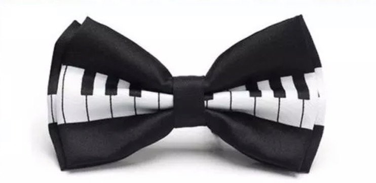 keyboard bow tie