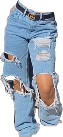 aesthetic ripped jeans transparent - Google Search