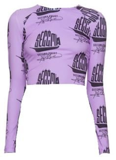 purple long sleeve top