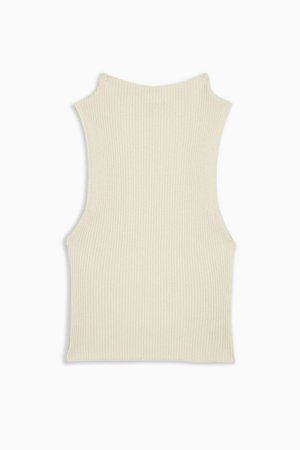 Recycled Knitted High Neck Tank Top | Topshop