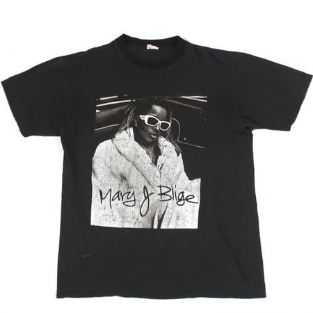 Vintage Mary J. Blige T-Shirt 90s Hip Hop RAP RIP – For All To Envy