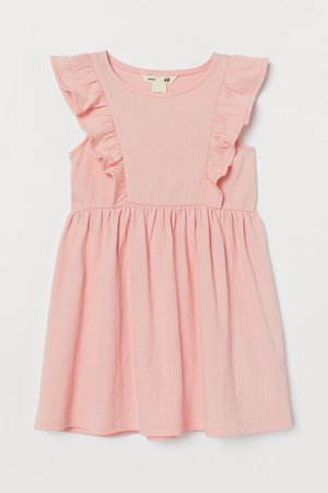 Ruffle-trimmed Dress - Light pink - Kids | H&M US