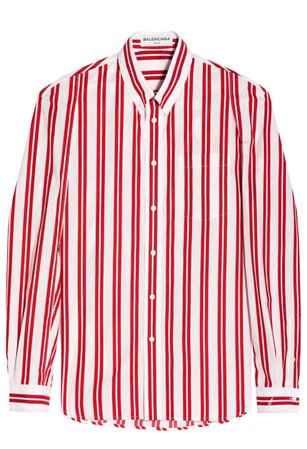 Red Stripped Blouse