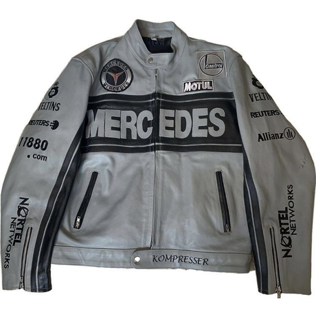 mercedes vintage leather jacket