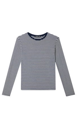 Long sleeve striped T-shirt - Women's Just in | Stradivarius United States