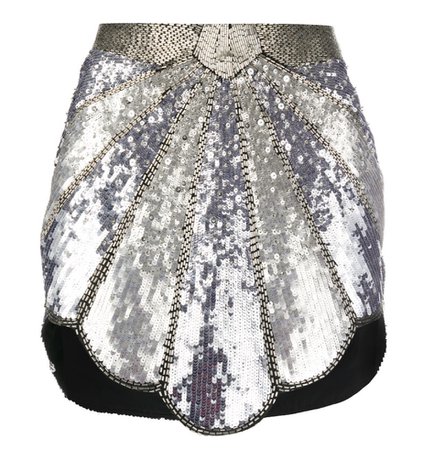 The Attico Sequin Skirt