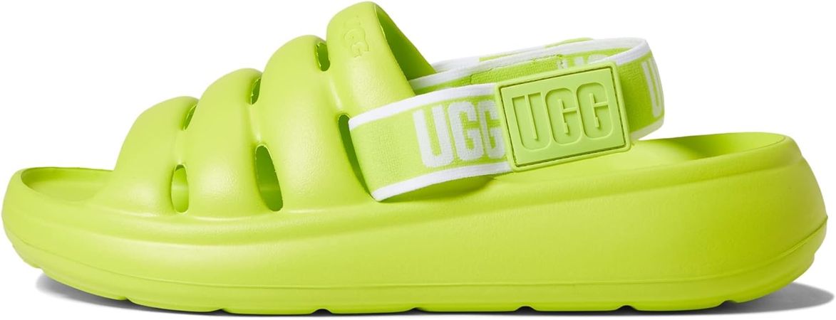 Amazon.com | UGG Women's Sport Yeah Sandal, Key Lime, 6 | Sport Sandals & Slides