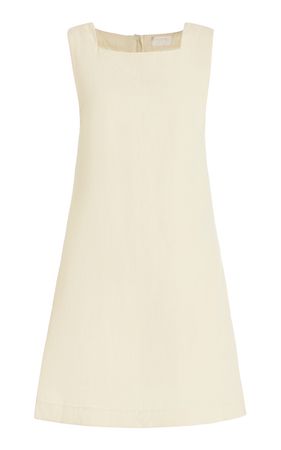 Emma Linen-Blend Mini Shift Dress By Posse | Moda Operandi