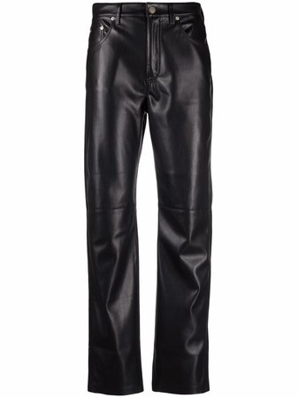 Nanushka Vinni leather-look Pants - Farfetch